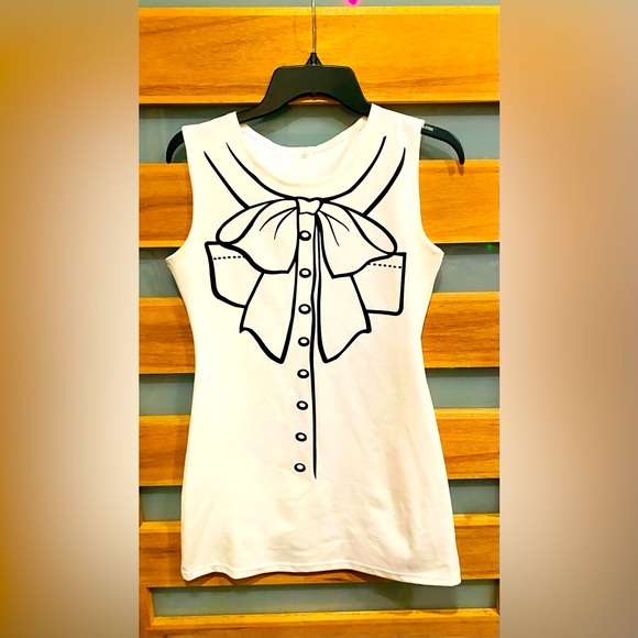 Retro trompe l’oeil style Shift Dress - Picture 2 of 6